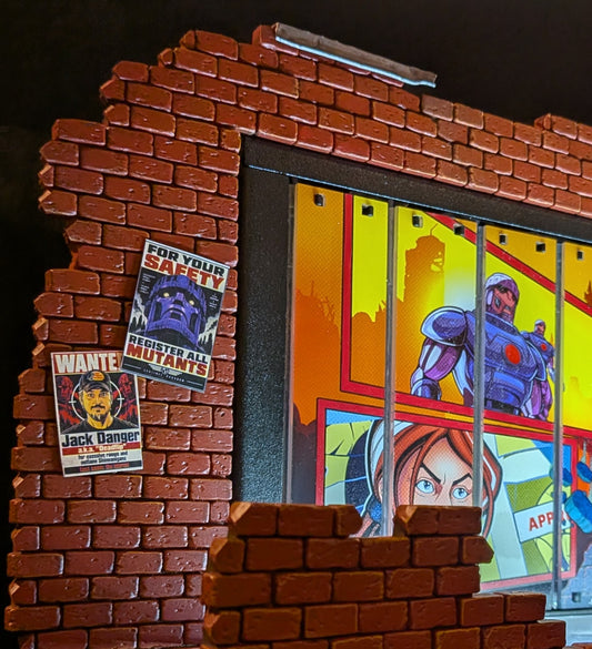 Uncanny X-Men Sculpted Topper Wall